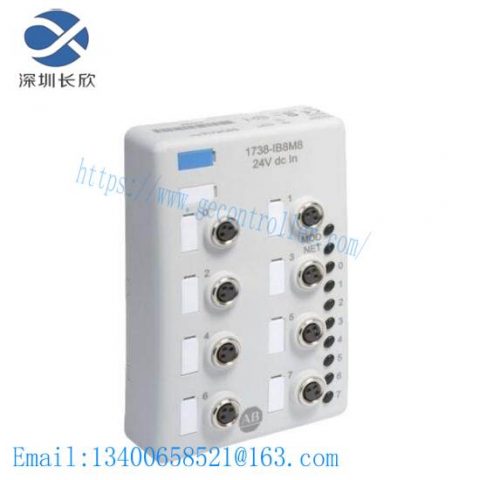 Rockwell Automation 1738-IB8M8 I/O Module - Industrial Control, 1738IB8M8, Input Block, Digital, 8 Channels