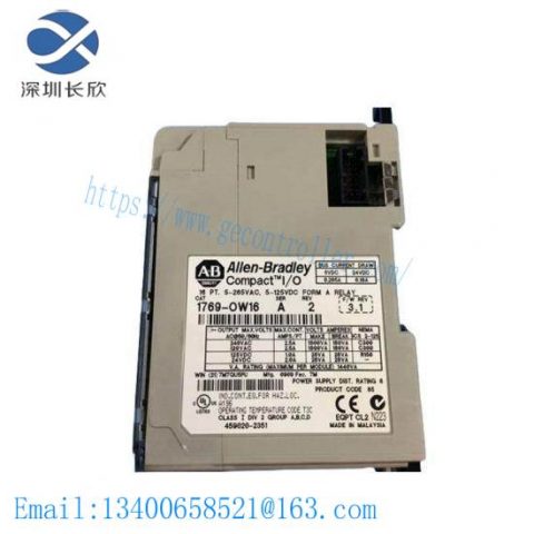 Allen-Bradley 1769-OW16 Discrete Output Module for Automation Control