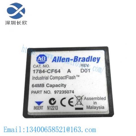 Allen Bradley 1784-CF64 Logic 556x Industrial CompactFlash Card