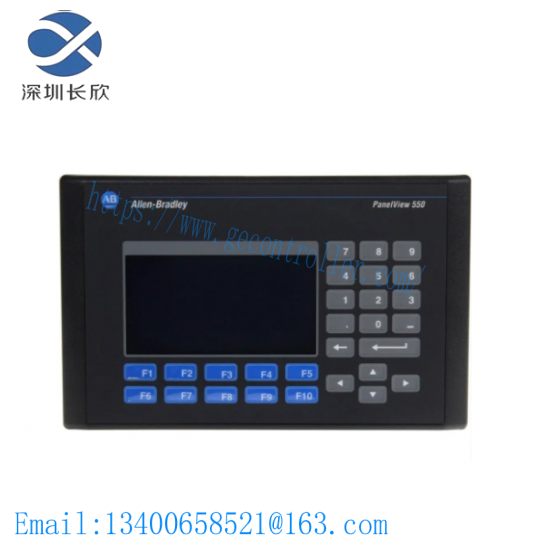 2711-k5a16_panelview_550_monochrome_keypad.png GE Fanuc 2711-K5A16 PanelView 550 Monochrome Keypad, Industrial HMI Control Module