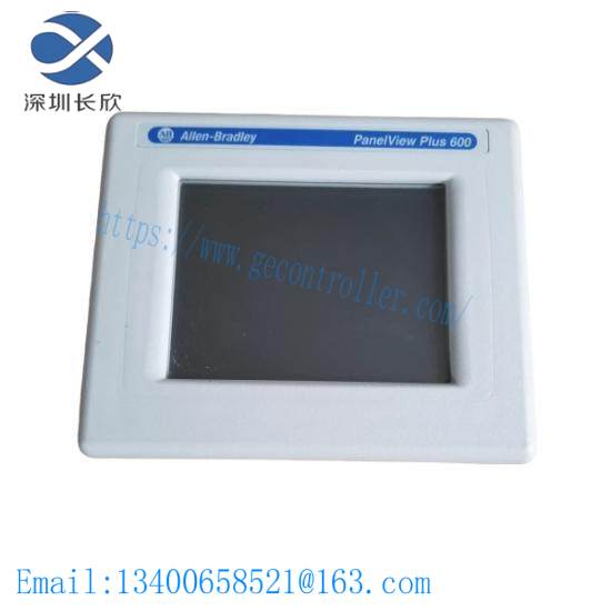 Allen-Bradley 2711P-T6C20D PanelView Plus 600 Color Terminal, Touch Screen Control, Industrial Automation