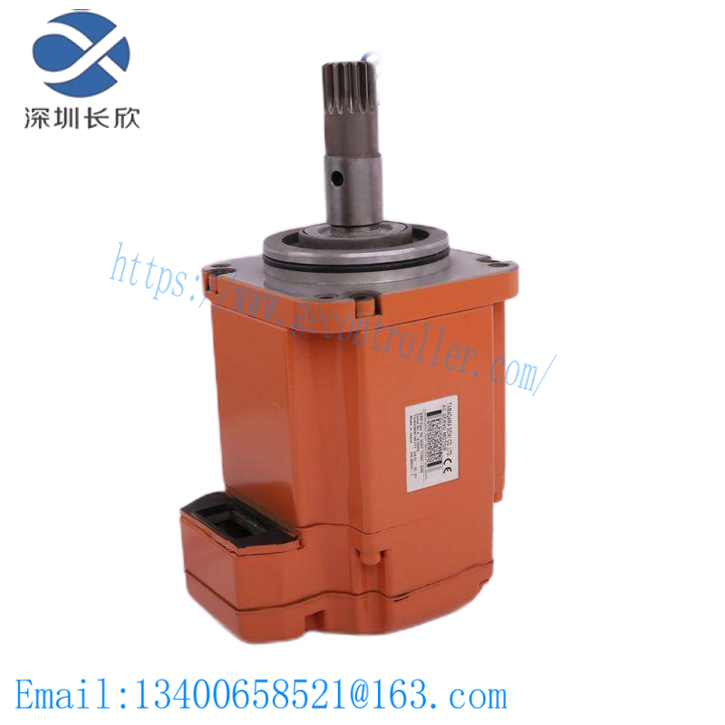 3hac021350-001_abb_motor_with_pinion.png ABB 3HAC021350-001: Industrial Motor with Gearbox