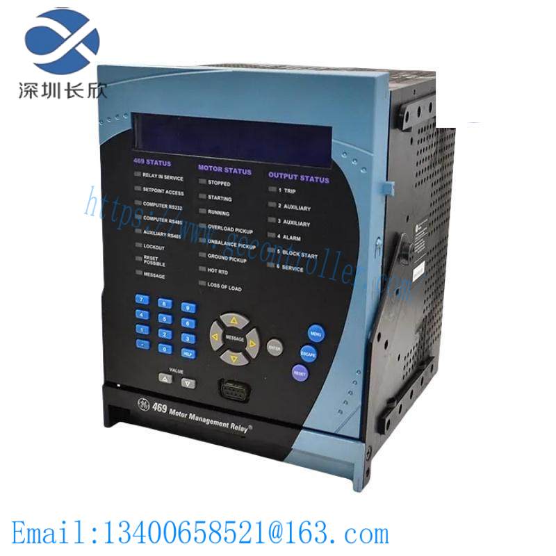 469-p5-hi-a20-e_ge_multilin_relay.jpg GE 469-P5-HI-A20-E: Advanced Motor Management Relay, Industrial Control Module