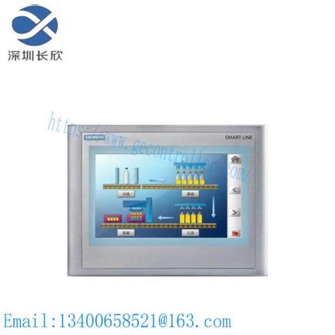 SIEMENS SIMATIC HMI SMART 1000 IE V3 Panel, Model 6AV6648-0CE11-3AX0, Programmable Logic Controllers