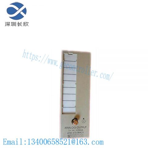 SIEMENS 6ES5470-8MC11 Analog Output Module - High-Precision Control for Industrial Automation