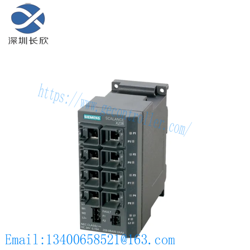 6gk5208-0ba10-2aa3_siemens_scalance_x208.png SIEMENS SCALANCE X208 - 6GK5208-0BA10-2AA3 Industrial Ethernet Switch
