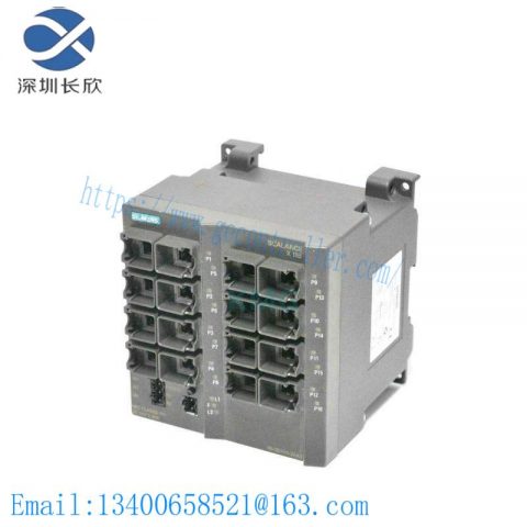 SIEMENS SCALANCE XC116 Redundant Power Supply, 16x 10/100 Mbit/s RJ45 Ports, Profinet Compliant