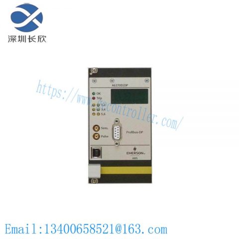 EMERSON A6370D Overspeed Protection Monitor: Advanced Monitoring Solution for Critical Systems