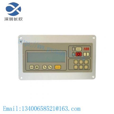 ABB 3ASD399002A17 Display Unit: Control Panel Solution for Industrial Automation
