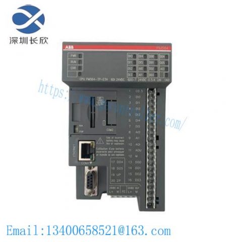 ABB PM564-TP-ETH 1SAP120900R0071 Programmable Logic Controller - Advanced Automation Solution for Industrial Applications