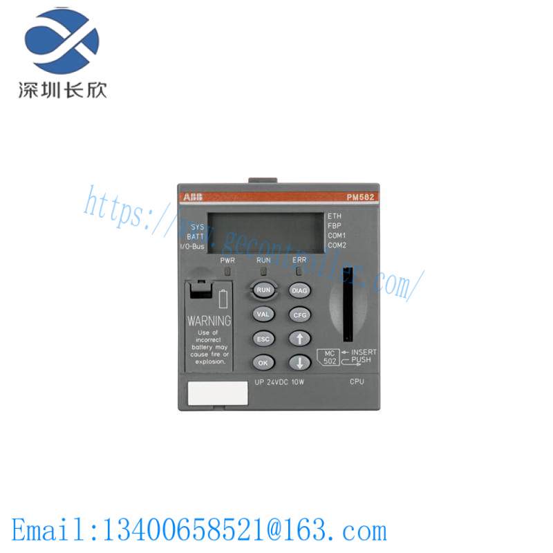 abb_pm582_1sap140200r0201_logic_controller.jpg ABB PM582 1SAP140200R0201 PLC Logic Controller