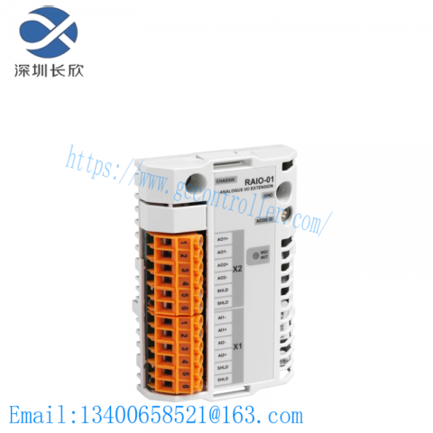 ABB RAIO-01 64606841: Analog I/O Expansion PCB for Industrial Control Systems