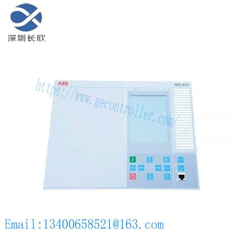 ABB REC670 1MRK000008-NB: Advanced Bay Control Display, Designed for Industrial Automation Excellence