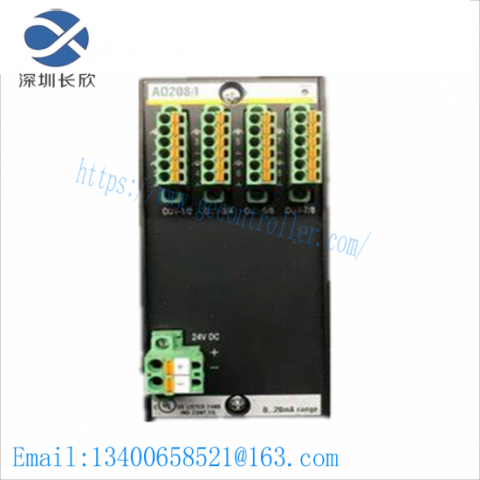 BACHMANN AO208/I: Industrial Analog Output Module for Precision Control
