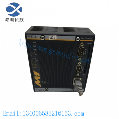 Bachmann MP213/E CPU Module: Advanced Control Processing, Precision Manufacturing