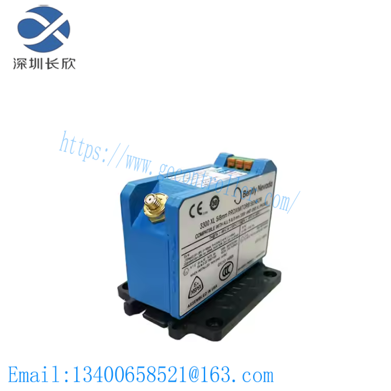 bently_nevada_330180-12-05_proximity_sensor.png Bently Nevada Proximity Sensor, Model 330180-12-05, 3300XL Series, Precision Control Module