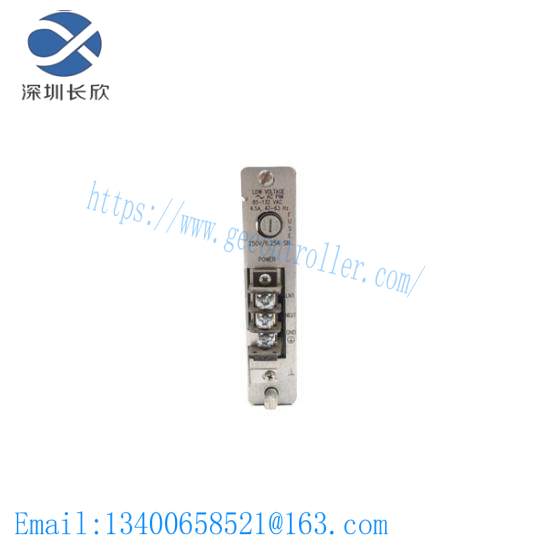 Bently Nevada 3500/15 125840-02: High-Precision Low Voltage AC Power Input Module