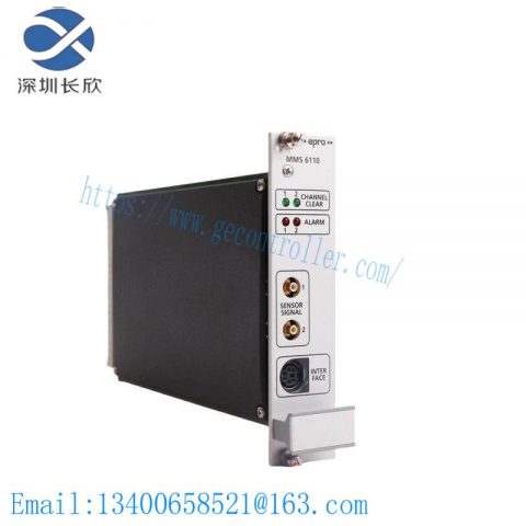 EPRO MMS6110 PLC Power Supply, EPRO Type Designation: PLC, Relative Rotor Vibration Monitor