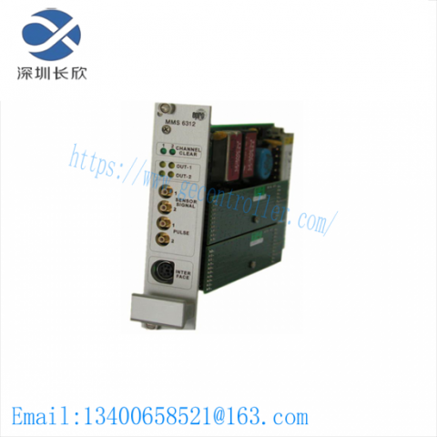 EMERSON MMS6312 Monitoring Module - Advanced Motion Control for Industrial Applications