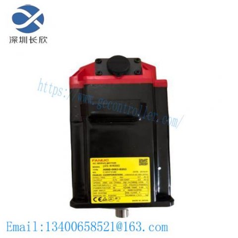 Fanuc A06B-0063-B203 AC Servo Motor, GE Module