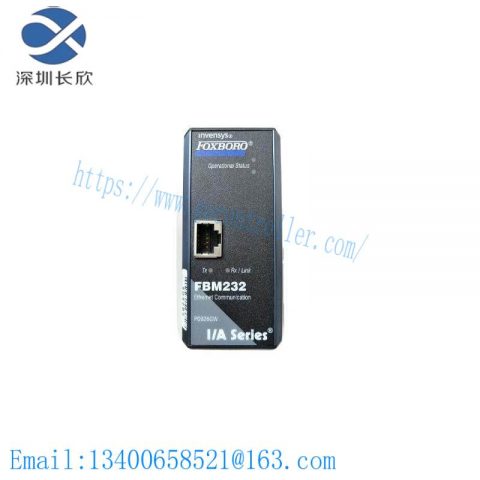 FOXBORO FBM232 Mbps Ethernet Module, Single