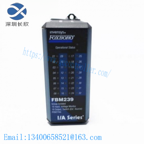 FOXBORO FBM239 P0927AG - Process Control Voltage Monitor, 16 Input/Output Modules