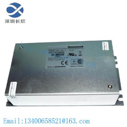 Honeywell PBSE1196/PBSE1120 Power Supply Module, Industrial Control Applications