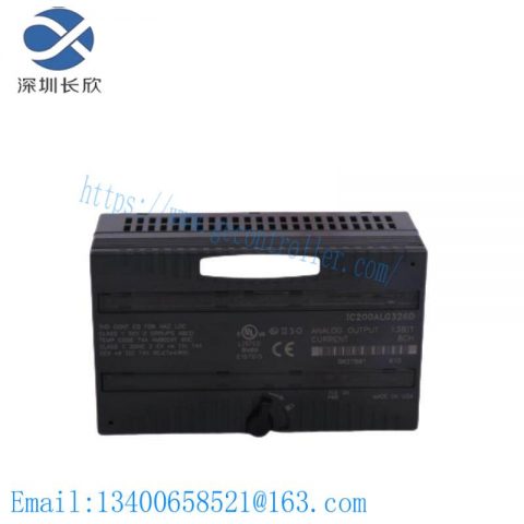 GE IC200ALG326D: High-Performance Analog Output Module for Industrial Automation