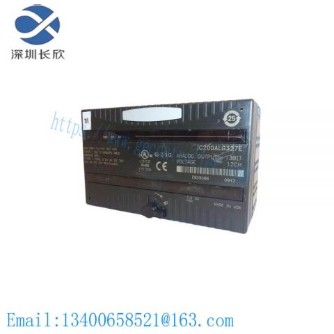GE Fanuc IC200ALG327: High Precision Analog Output Module for Industrial Automation