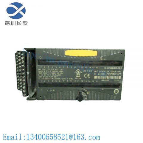 GE IC200MDD842J: High-Performance Mixed 24VDC Output ESCP Input Module
