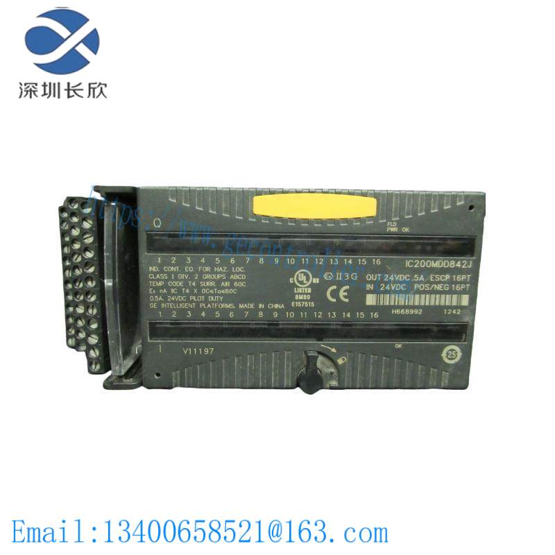 ic200mdd842j_ge_mixed_24vdc_output_escp_16_pt_input_module.jpg GE IC200MDD842J: High-Performance Mixed 24VDC Output ESCP Input Module