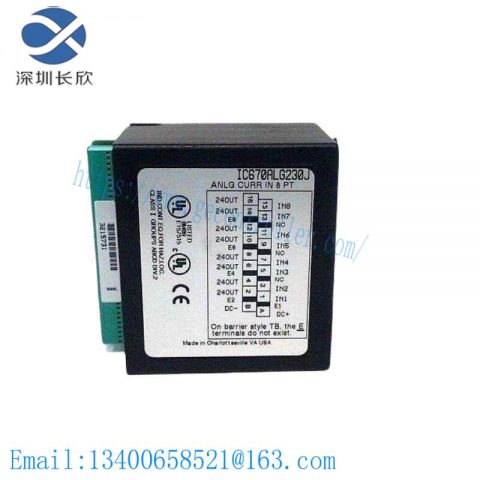 GE IC670ALG230 Analog Input Current 8 Channel PLC Module