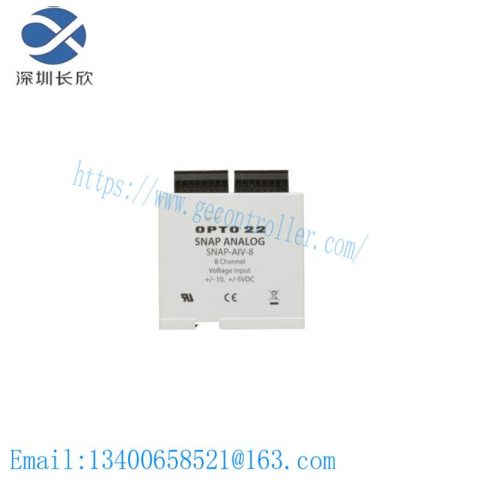 Opto 22 SNAP-AIV-8 Analog Input Module: Precision & Versatility for Industrial Automation