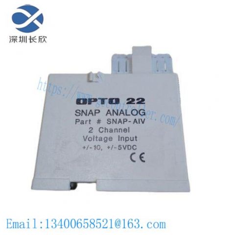 Opto 22 SNAP-AIV Digital Input Module - Advanced Industrial Control, 200 Characters or Less