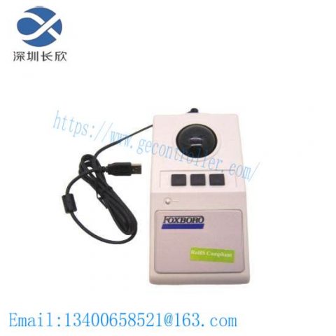 Foxboro P0972SF - Industrial Trackball Interface Mouse, Precision Control for Manufacturing Environments