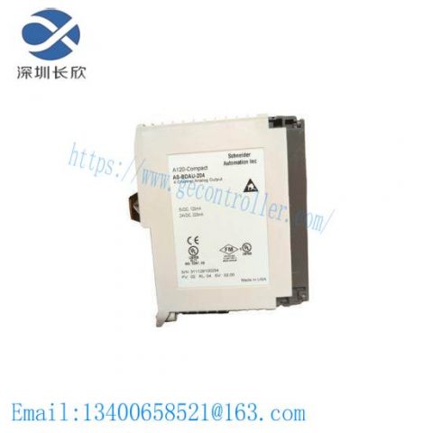 Schneider AS-BDAU-204 4 CHAN ANALOG OUTPUT Module for Industrial Automation