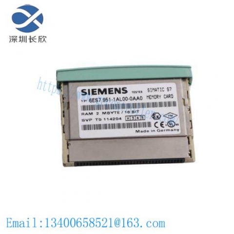 Siemens RAM Memory Card 6ES7951-1AL00-0AA0 for S7-400, Industrial Control Systems