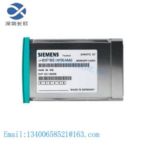 Siemens 6ES7 955-2AM00-0AA0 RAM Memory Card - High-Speed 4MB Data Storage for Industrial Applications