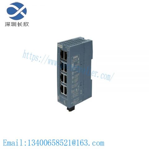 SIEMENS SCALANCE XB008 Unmanaged Industrial Ethernet Switch - 6GK5008-0BA10-1AB2