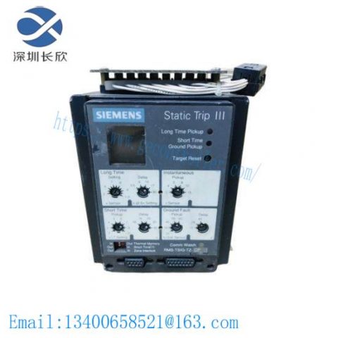 SIEMENS RMS-TSIG-TZ-C STATIC TRIP III - Advanced Power Management Module