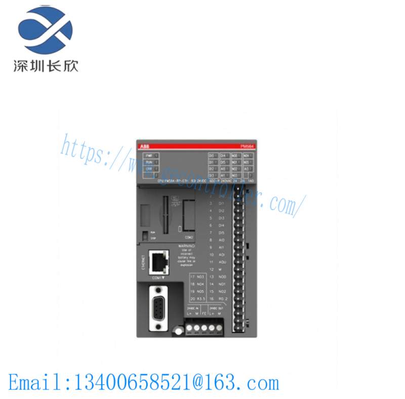 abb_pm564-tp-eth_1sap120900r0071_plc_cpu_module.jpg ABB PM564-TP-ETH, 1SAP120900R0071, PLC CPU Module