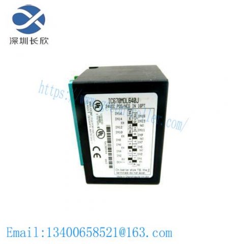GE IC670MDL640 16-Point Discrete Output Module