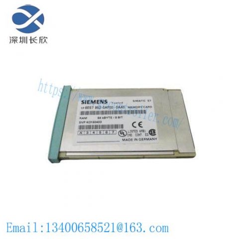 Siemens 6ES7 952-0AF00-0AA0 RAM Memory Card - 4MB for Industrial Control Applications