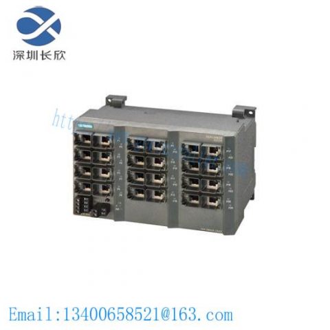SIEMENS SCALANCE X224 Managed IE Switch, 24x 10/100 Mbit/s RJ45 Ports, Network Management