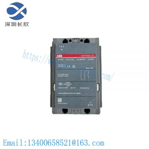 ABB GAF 460-10-11 DC Contactor - Precision Control for Industrial Automation