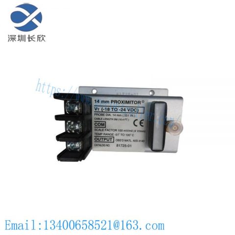 Bently Nevada 81725-01 Proximitor Sensor - Industrial Control Precision Measurement, 200 Characters Max