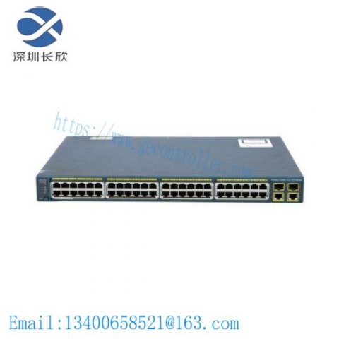 Cisco WS-C2960-48PST-S Managed Switch, PoE+, Industrial Control