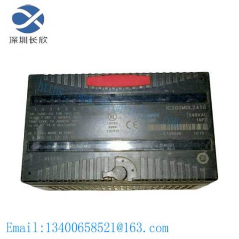 GE FANUC IC200MDL241 Discrete Input I/O Module, for Industrial Automation