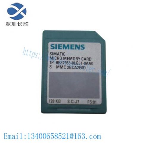 Siemens 6ES7 953-8LG31-0AA0: Micro Memory Card for Industrial Control Systems