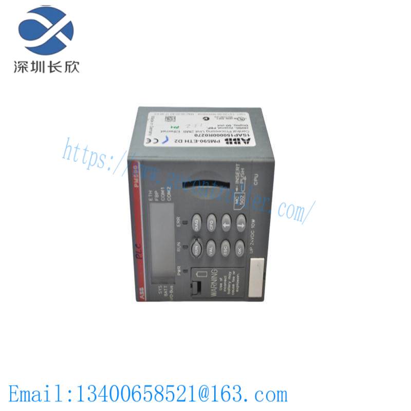 abb_pm590-eth_1sap150000r0270_controller_module.jpg ABB PM590-ETH, 1SAP150000R0270, Controller Module